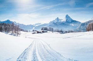 Winter in den Alpen